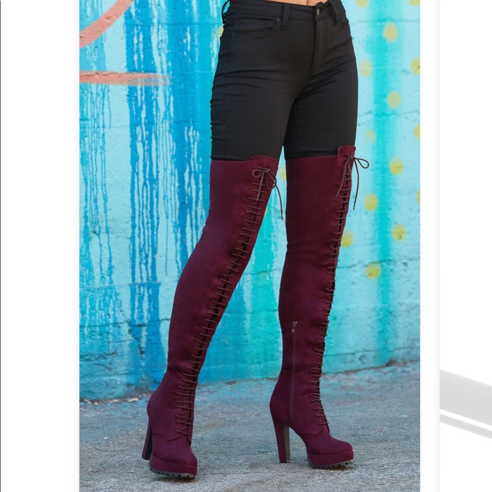 Remi Lace Up Boot (Wide Calf)